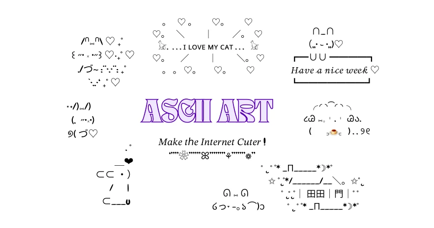 Cat ASCII Art |ฅ/ᐠ- ˕ -マฅ੭| Copy & Paste